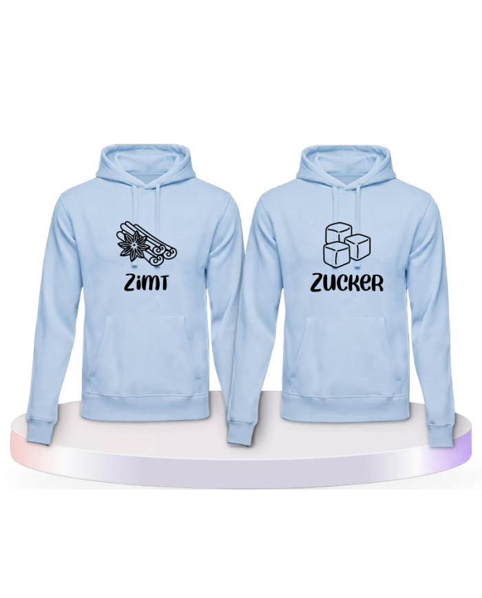 Zimt und Zucker Couple Hoodies kaufen | Paarpulli