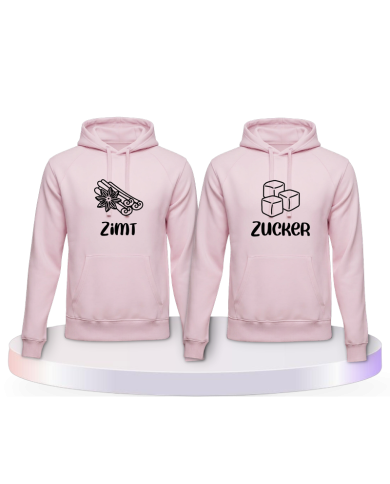 Zimt und Zucker Couple Hoodies kaufen | Paarpulli