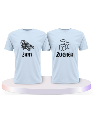 Partnerlook T-Shirts mit Zimt und Zucker | Paarpulli