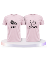 Partnerlook T-Shirts mit Zimt und Zucker | Paarpulli