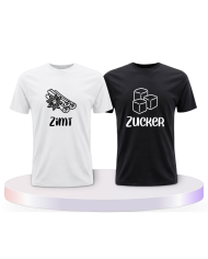 Partnerlook T-Shirts mit Zimt und Zucker | Paarpulli