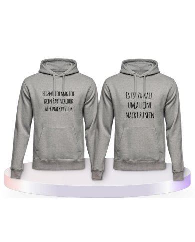 Eigentlich mag ich kein Couple Hoodies kaufen | Paarpulli