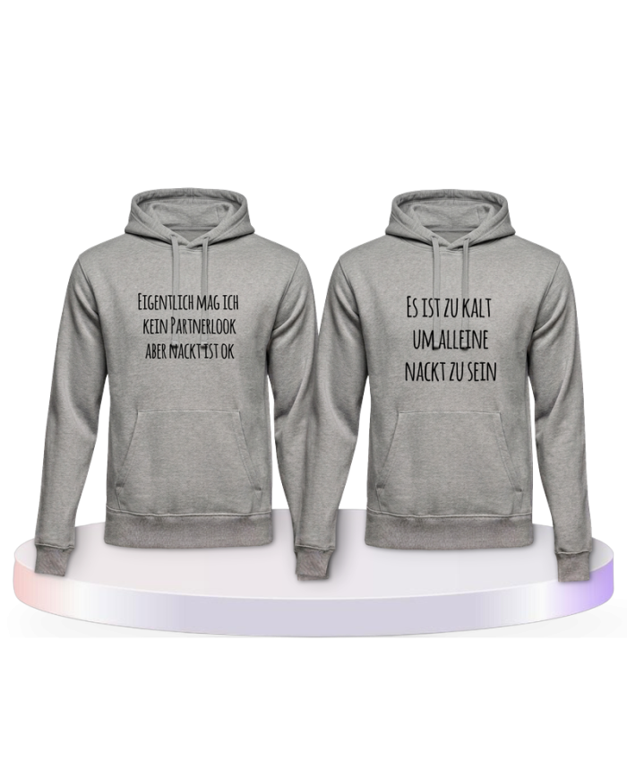 Eigentlich mag ich kein Couple Hoodies kaufen | Paarpulli