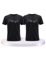Michelangelo Die Erschaffung Adams Pärchen T-Shirts | Paarpulli