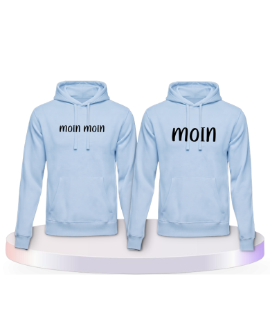 Gemeinsamer Look: Moin Hoodies | Paarpulli
