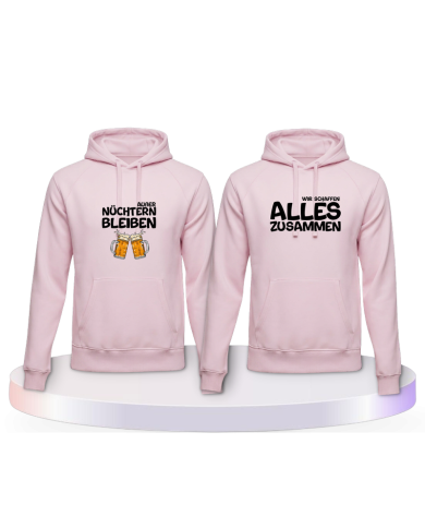 Wir schaffen alles zusammen Pärchen Hoodies | Paarpulli