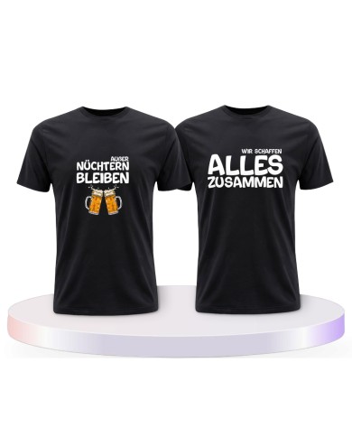 Gemeinsamer Look: Wir schaffen alles zusammen T-Shirts | Paarpulli