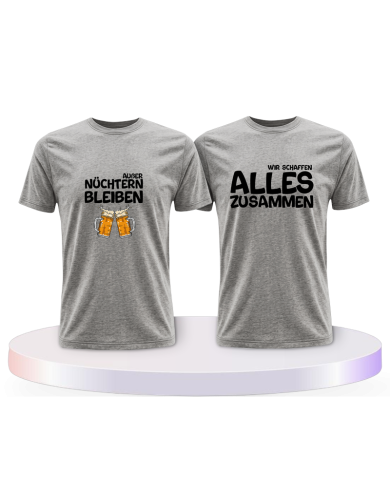 Gemeinsamer Look: Wir schaffen alles zusammen T-Shirts | Paarpulli