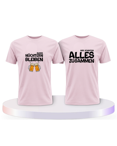 Gemeinsamer Look: Wir schaffen alles zusammen T-Shirts | Paarpulli