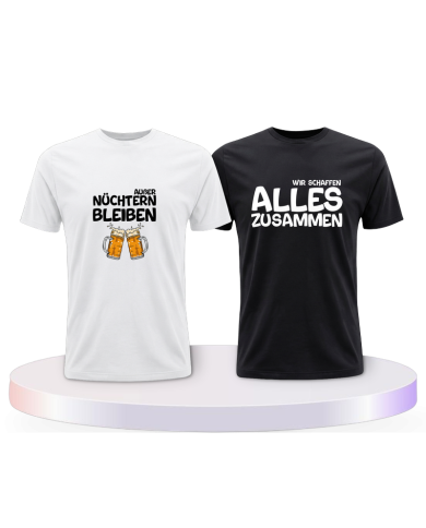 Gemeinsamer Look: Wir schaffen alles zusammen T-Shirts | Paarpulli