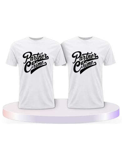 Partnerlook T-Shirts mit in Crime | Paarpulli
