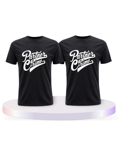Partnerlook T-Shirts mit in Crime | Paarpulli