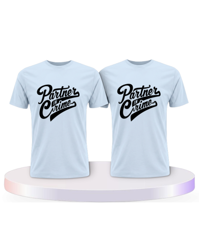 Partnerlook T-Shirts mit in Crime | Paarpulli