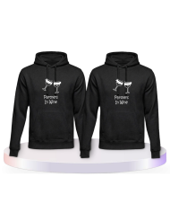 Gemeinsamer Look: in Wine Hoodies | Paarpulli
