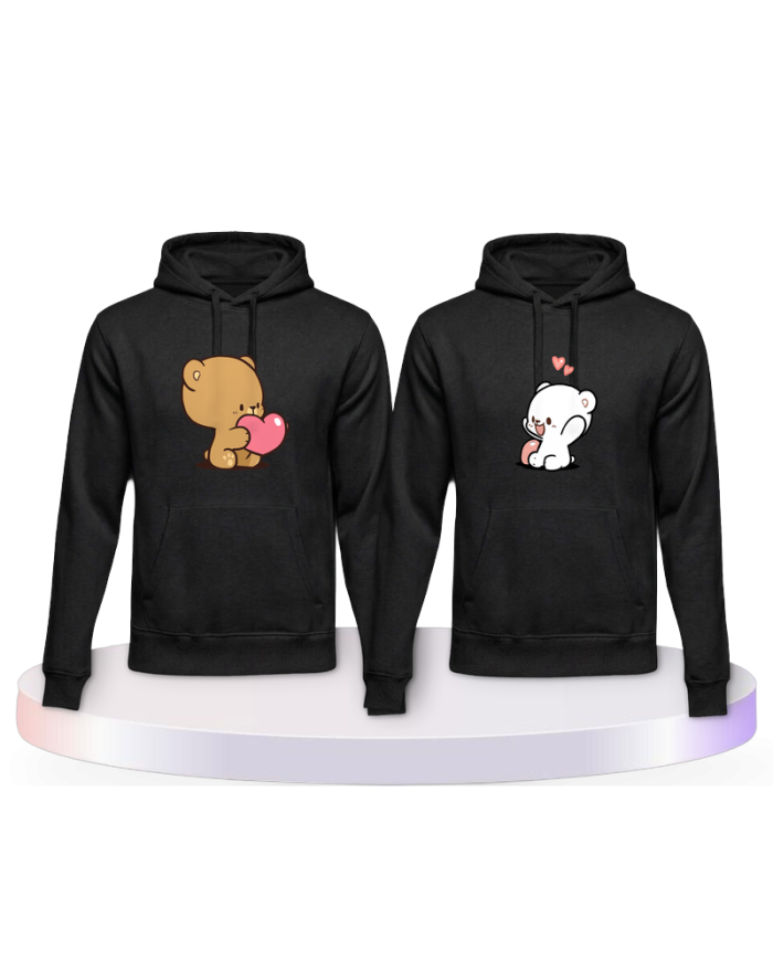 Milk and Mocha Pärchen Hoodies | Paarpulli