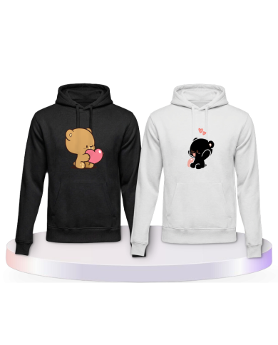 Milk and Mocha Pärchen Hoodies | Paarpulli