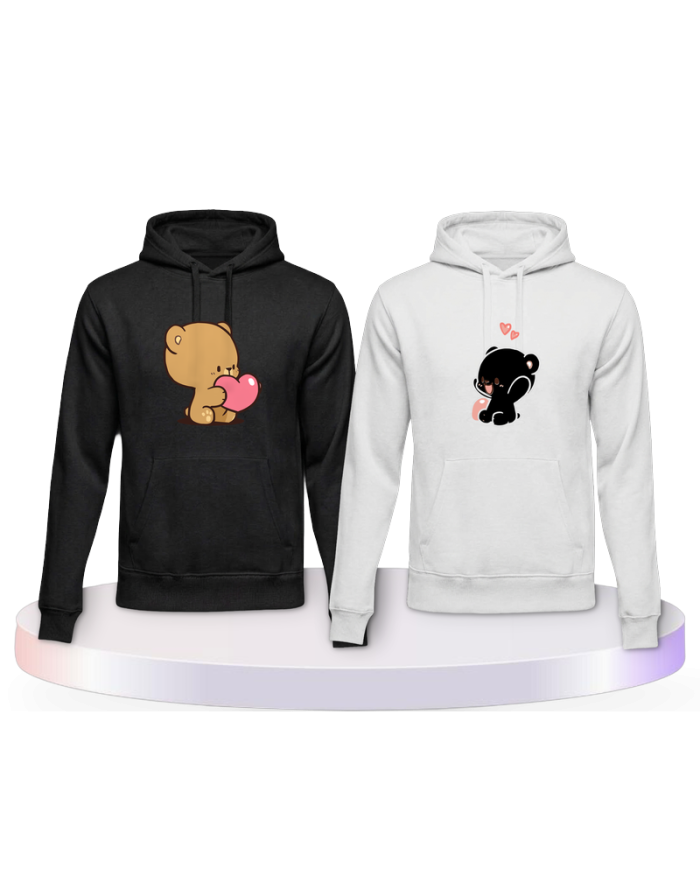 Milk and Mocha Pärchen Hoodies | Paarpulli