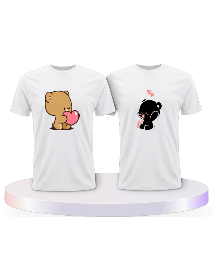 Milk and Mocha Couple T-Shirts kaufen | Paarpulli