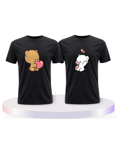 Milk and Mocha Couple T-Shirts kaufen | Paarpulli