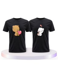 Milk and Mocha Couple T-Shirts kaufen | Paarpulli