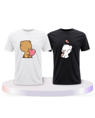 Milk and Mocha Couple T-Shirts kaufen | Paarpulli
