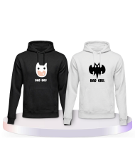 Gemeinsamer Look: Bad Boy Bad Girl Hoodies | Paarpulli