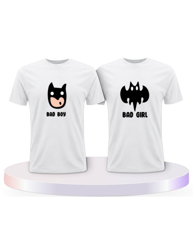 Bad Boy Bad Girl Couple T-Shirts kaufen | Paarpulli