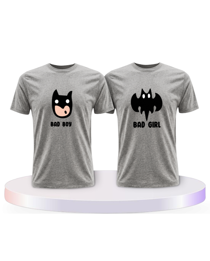 Bad Boy Bad Girl Couple T-Shirts kaufen | Paarpulli