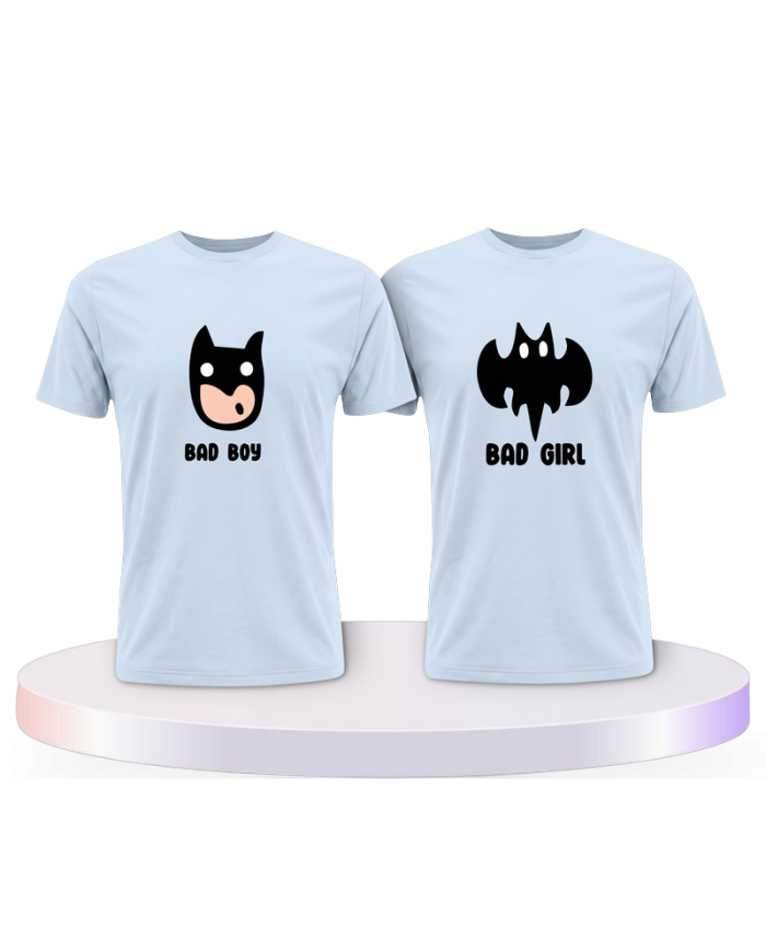 Bad Boy Bad Girl Couple T-Shirts kaufen | Paarpulli