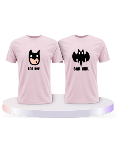 Bad Boy Bad Girl Couple T-Shirts kaufen | Paarpulli