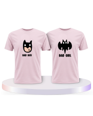 Bad Boy Bad Girl Couple T-Shirts kaufen | Paarpulli