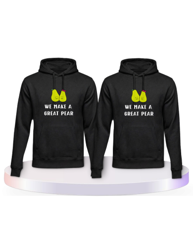 Gemeinsamer Look: We make a great Pear Hoodies | Paarpulli