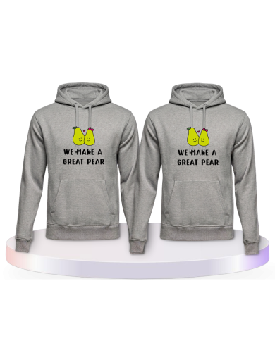 Gemeinsamer Look: We make a great Pear Hoodies | Paarpulli