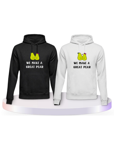 Gemeinsamer Look: We make a great Pear Hoodies | Paarpulli