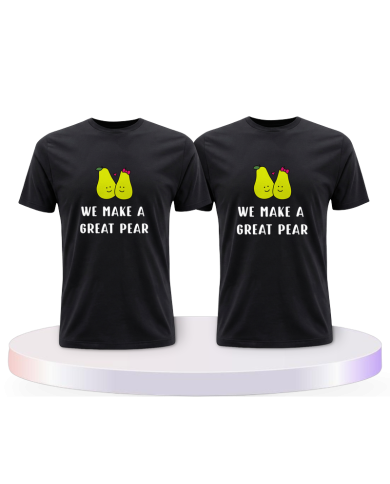 Gemeinsamer Look: We make a great Pear T-Shirts | Paarpulli