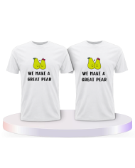 Gemeinsamer Look: We make a great Pear T-Shirts | Paarpulli
