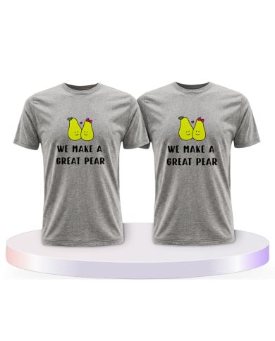 Gemeinsamer Look: We make a great Pear T-Shirts | Paarpulli