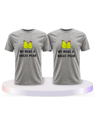 Gemeinsamer Look: We make a great Pear T-Shirts | Paarpulli