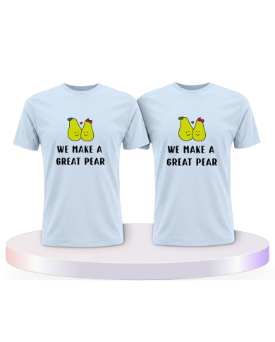 Gemeinsamer Look: We make a great Pear T-Shirts | Paarpulli