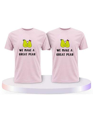 Gemeinsamer Look: We make a great Pear T-Shirts | Paarpulli