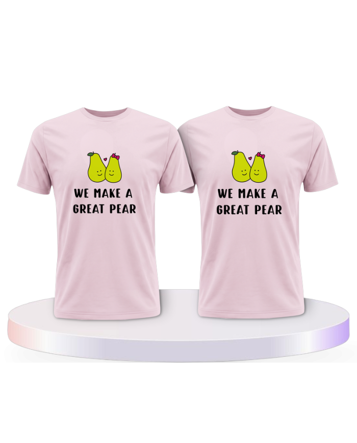 Gemeinsamer Look: We make a great Pear T-Shirts | Paarpulli