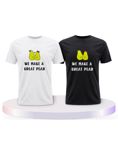 Gemeinsamer Look: We make a great Pear T-Shirts | Paarpulli