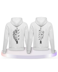 Lion King und Lion Queen Couple Hoodies kaufen | Paarpulli