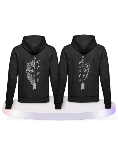 Lion King und Lion Queen Couple Hoodies kaufen | Paarpulli