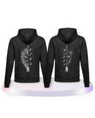 Lion King und Lion Queen Couple Hoodies kaufen | Paarpulli