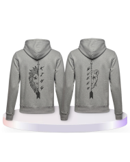 Lion King und Lion Queen Couple Hoodies kaufen | Paarpulli
