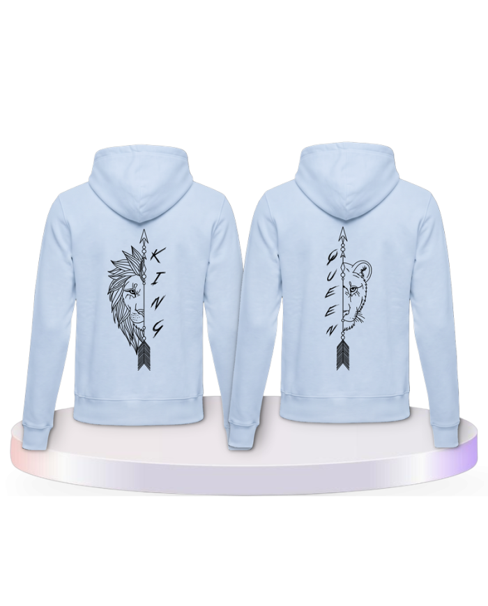 Lion King und Lion Queen Couple Hoodies kaufen | Paarpulli
