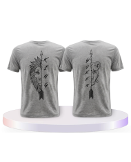 Gemeinsamer Look: Lion King und Lion Queen T-Shirts | Paarpulli
