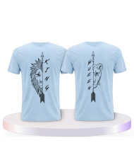Gemeinsamer Look: Lion King und Lion Queen T-Shirts | Paarpulli