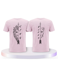 Gemeinsamer Look: Lion King und Lion Queen T-Shirts | Paarpulli